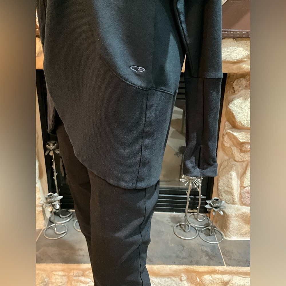 Black Champion cardigan with tie waist - Picture 3 of 8